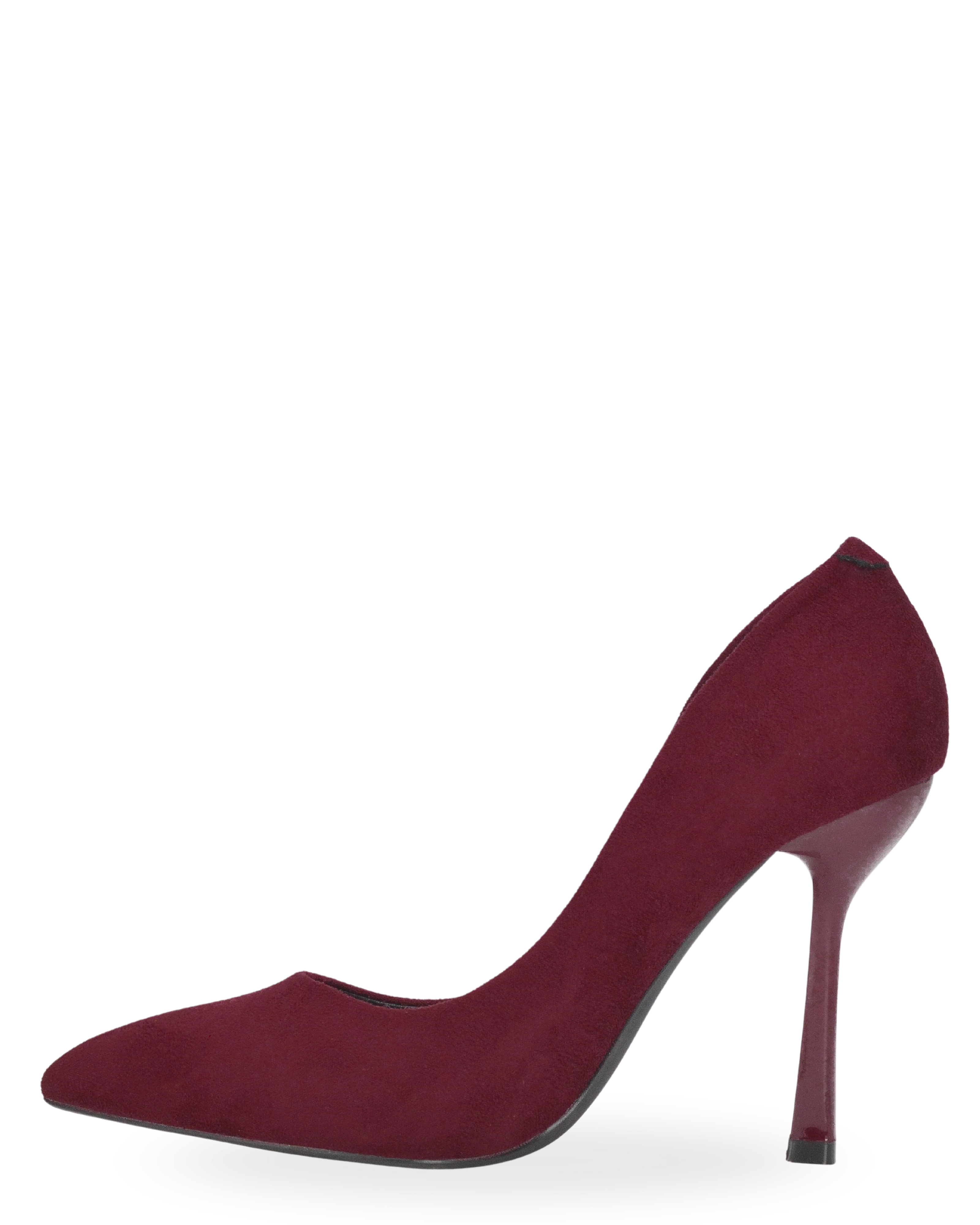SAGE - décolleté nero in burgundy con tacco a spillo - Image 2