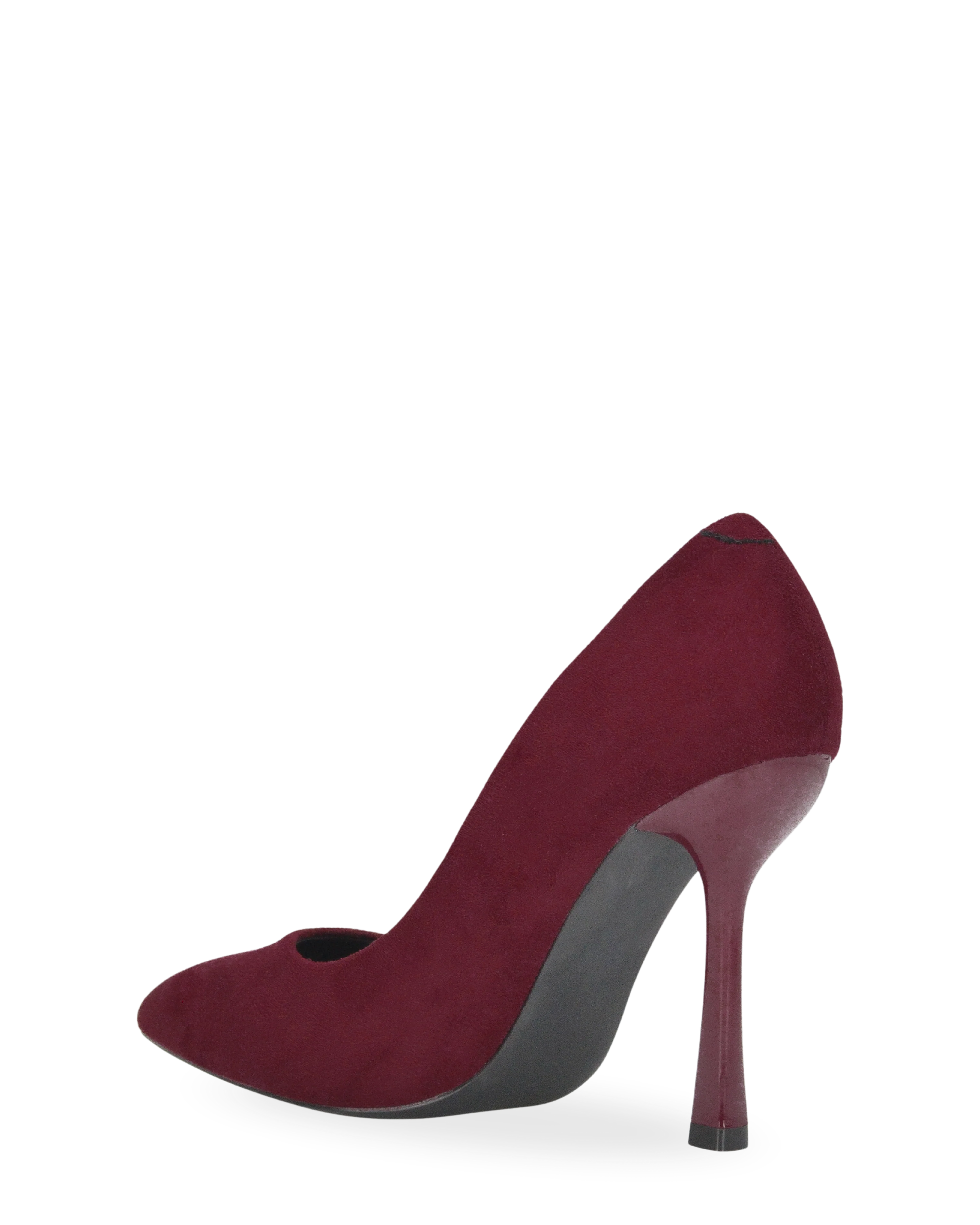 SAGE - décolleté nero in burgundy con tacco a spillo - Image 4