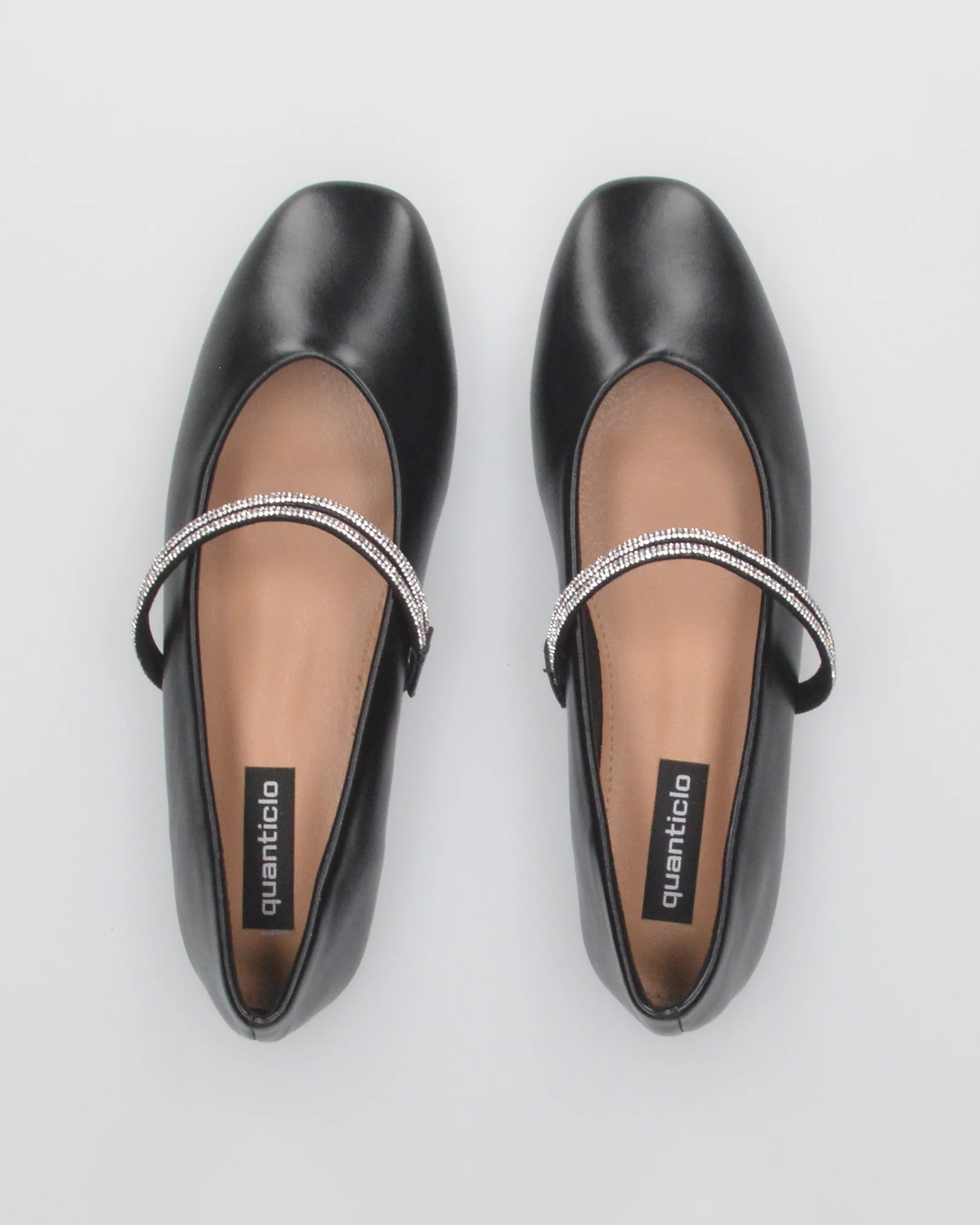 SELMA - ballerine nere con listini glitterati - Image 4