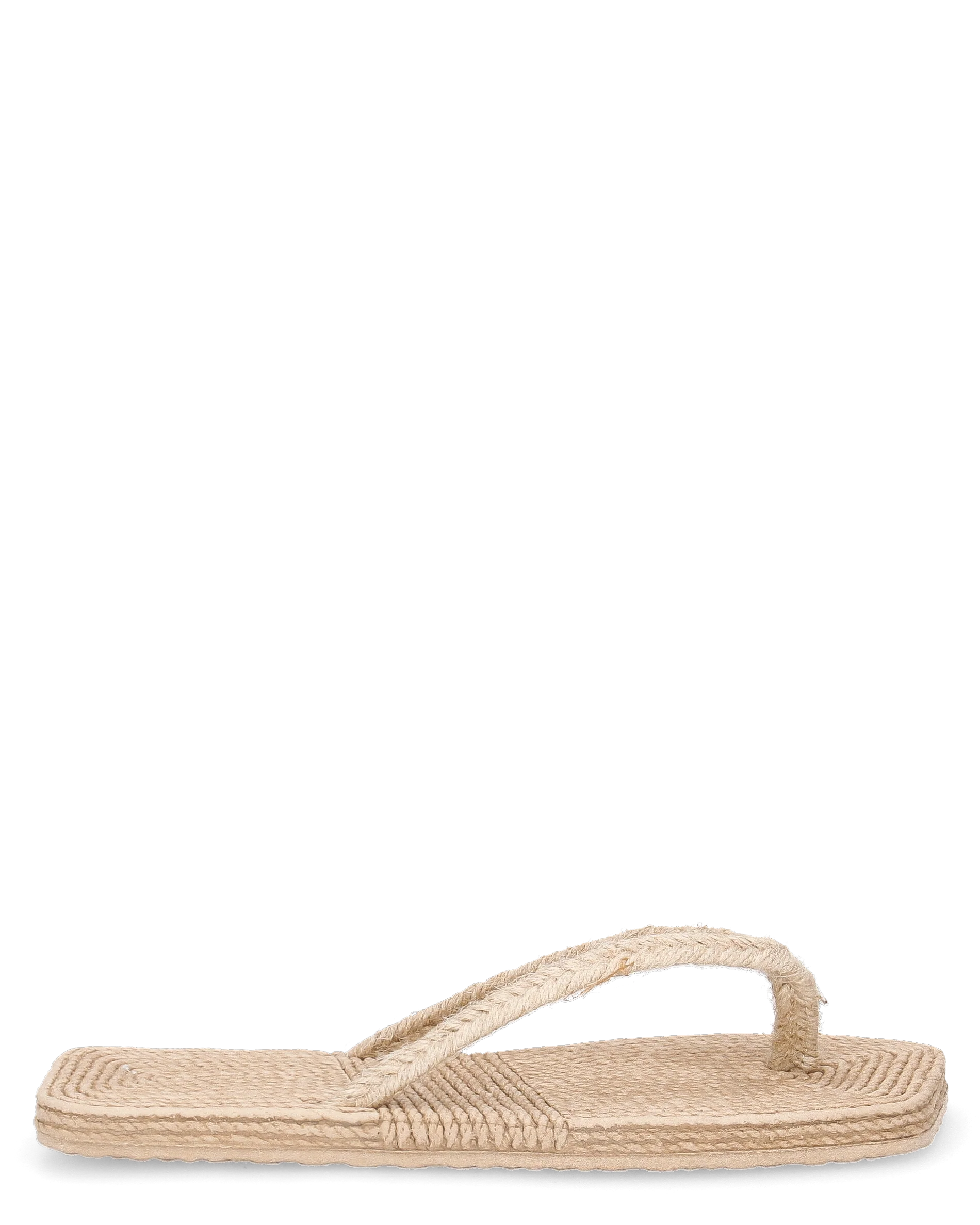 SHALLY - sandali bassi infradito in corda intrecciata stile naturale