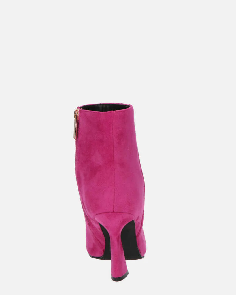 SMILLA - stivaletti in camoscio fucsia con cerniera - Image 12