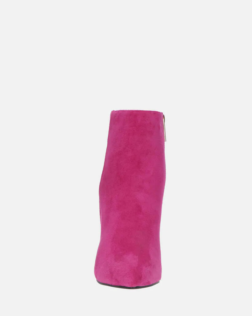 SMILLA - stivaletti in camoscio fucsia con cerniera - Image 6