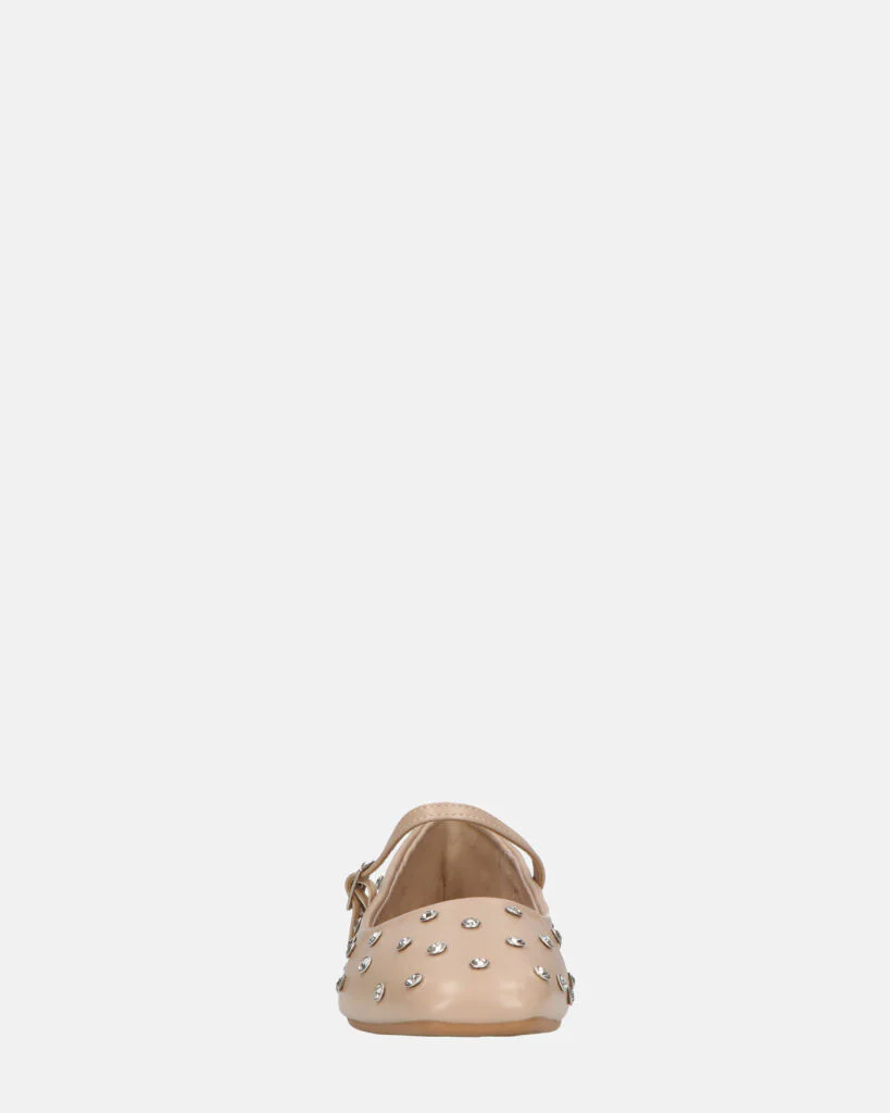 SOFIYA - ballerine beige con cinturino - Image 12