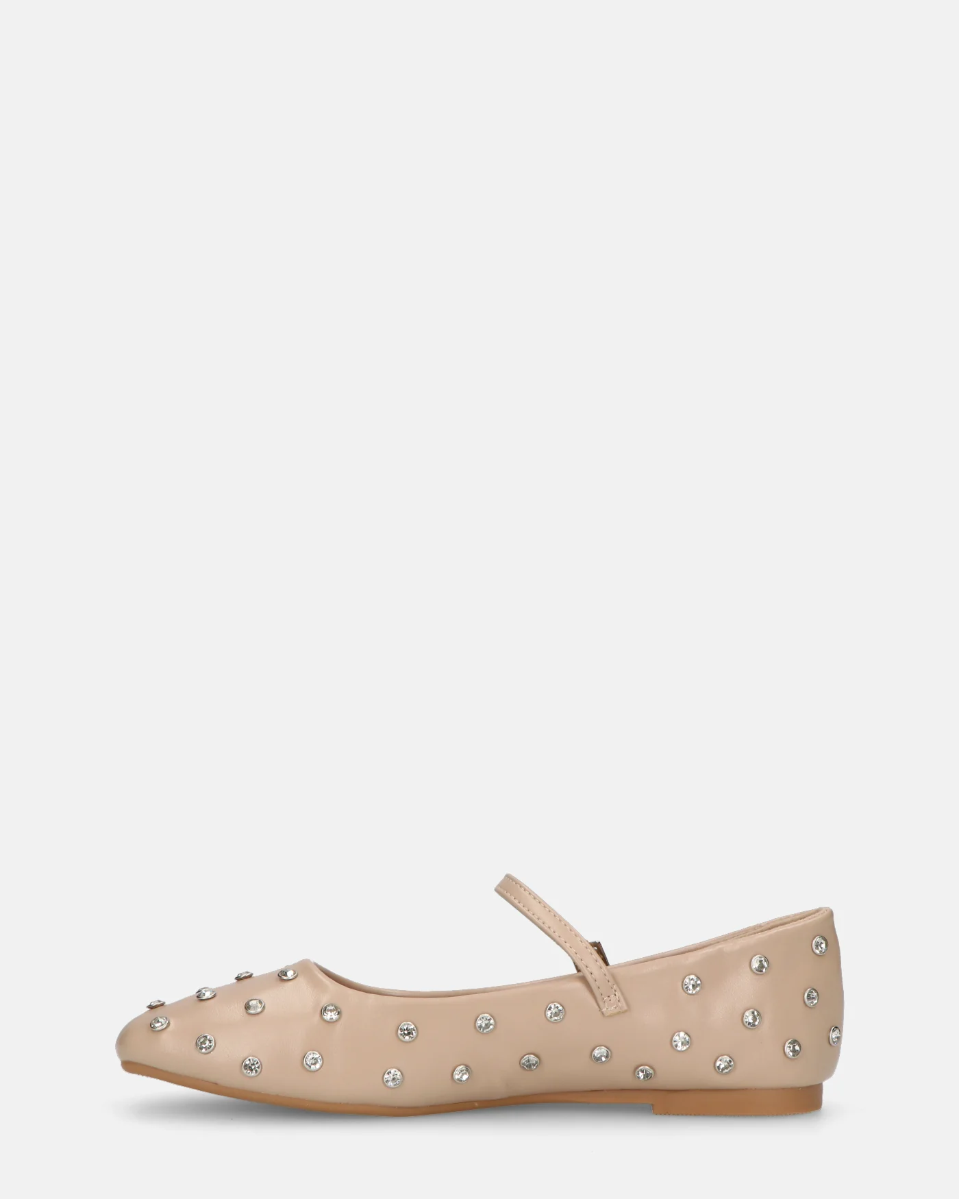 SOFIYA - ballerine beige con cinturino - Image 3