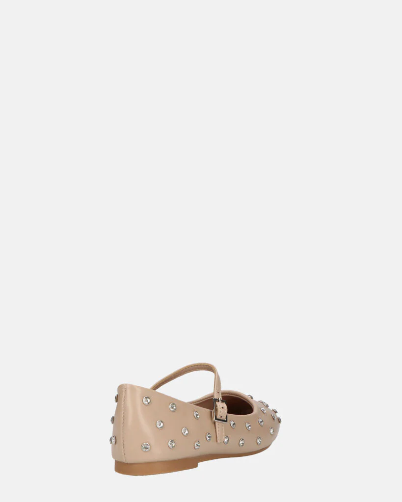 SOFIYA - ballerine beige con cinturino - Image 5
