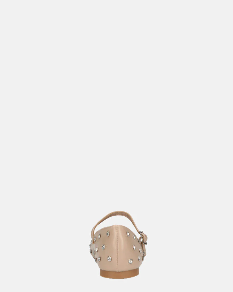 SOFIYA - ballerine beige con cinturino - Image 6