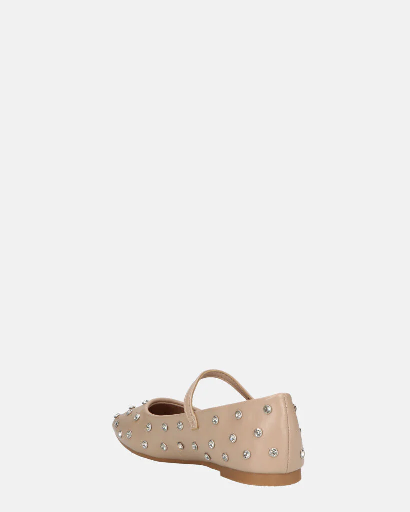 SOFIYA - ballerine beige con cinturino - Image 7