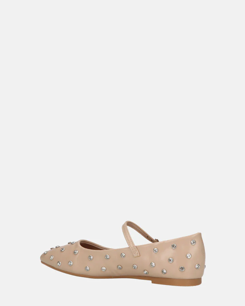 SOFIYA - ballerine beige con cinturino - Image 8