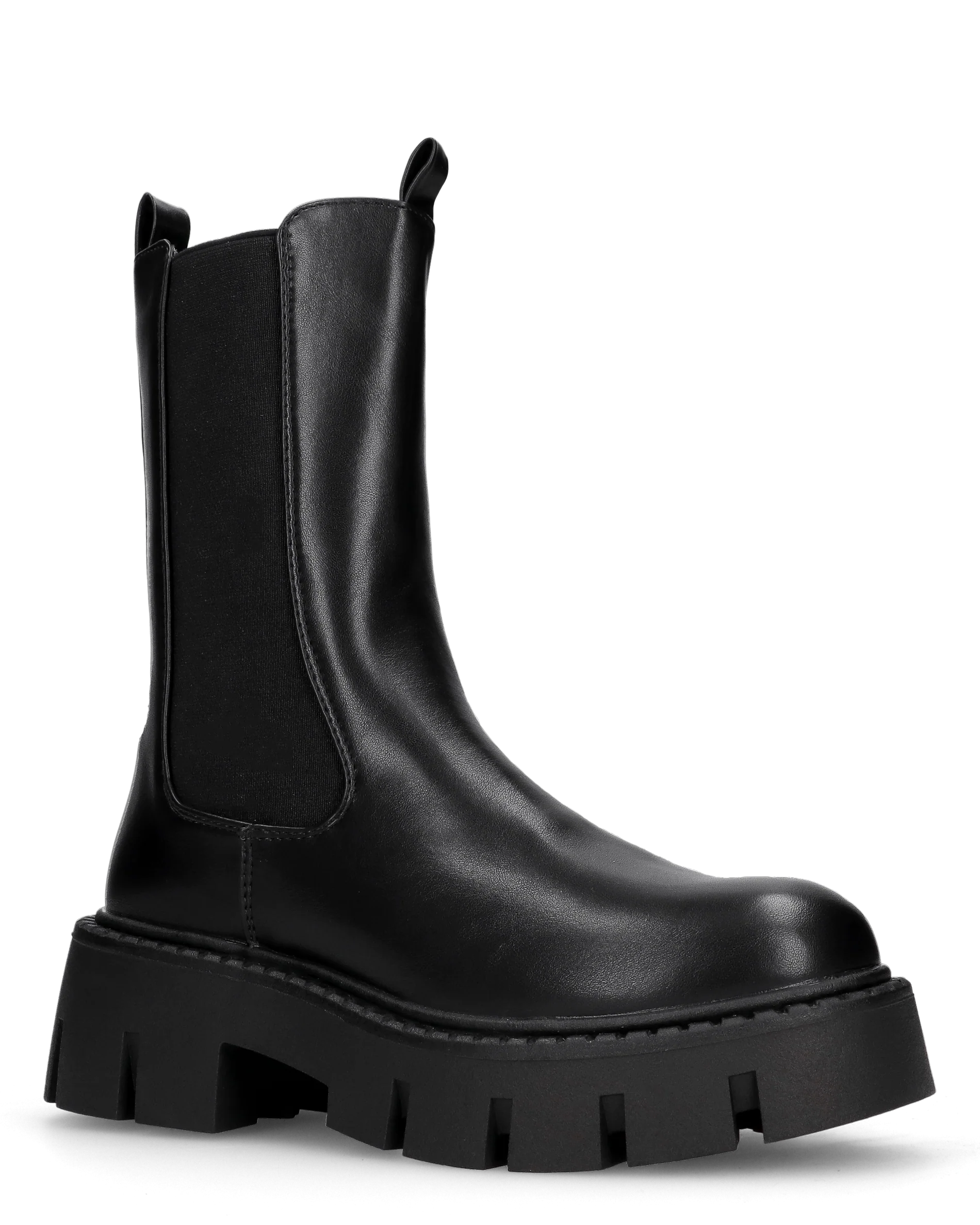 BETH - stivaletto chelsea platform in nero - Image 3
