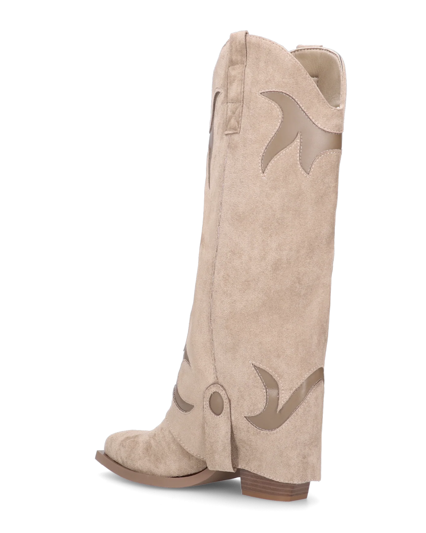 SYBIL - camperos beige con risvolto e decorazioni - Image 4