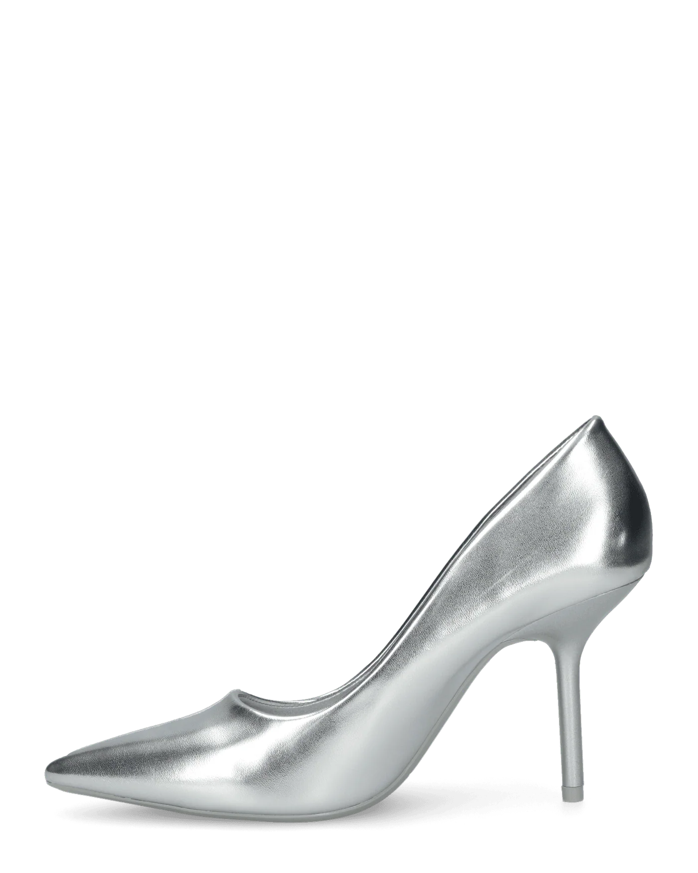 TOSCA - décolleté a punta in glassy argento con tacco a spillo - Image 5