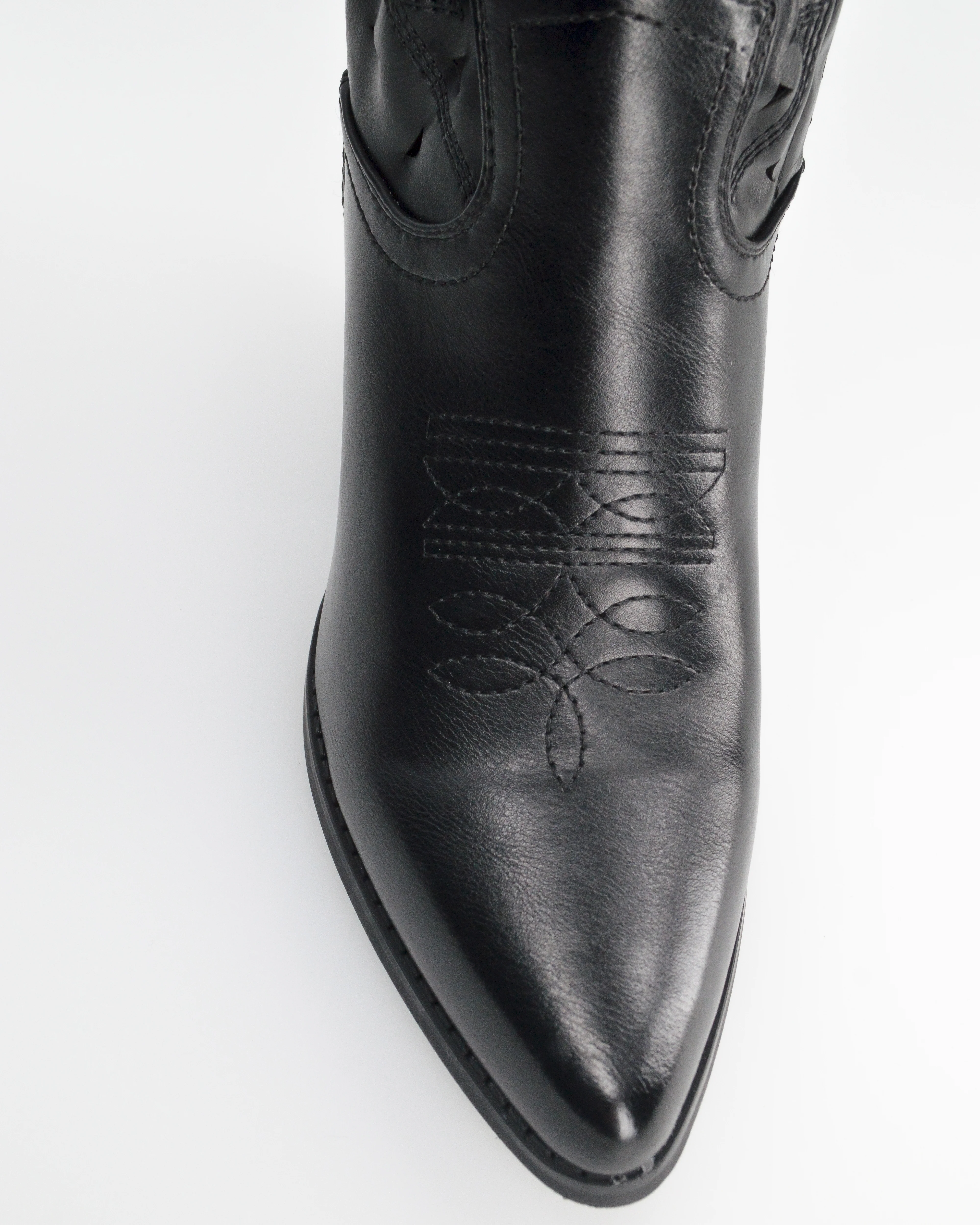 VITA - camperos neri traforati sul gambale con cerniera laterale - Image 3