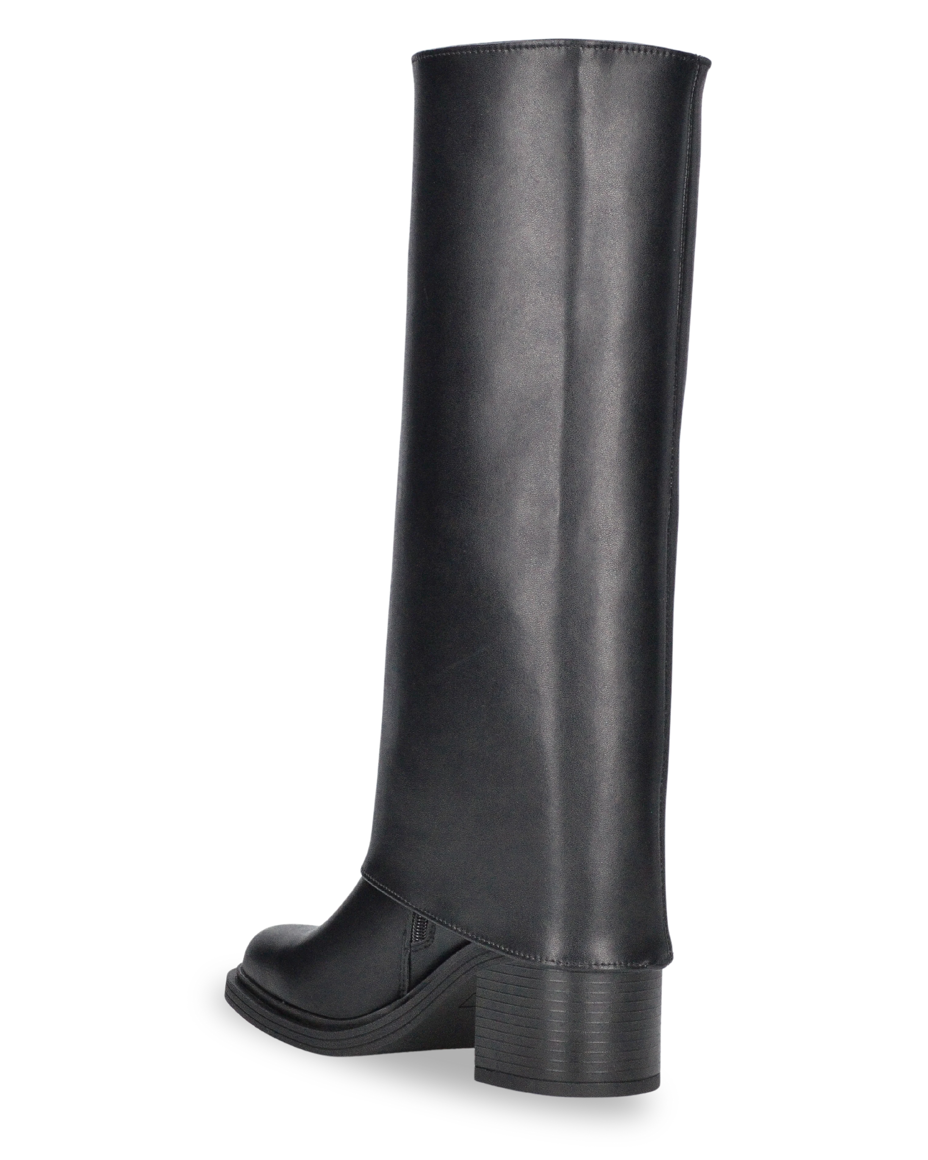 VANNY - Stivale 2 in 1 in ecopelle nera: da stivale alto a stivaletto con un semplice gesto - Image 6