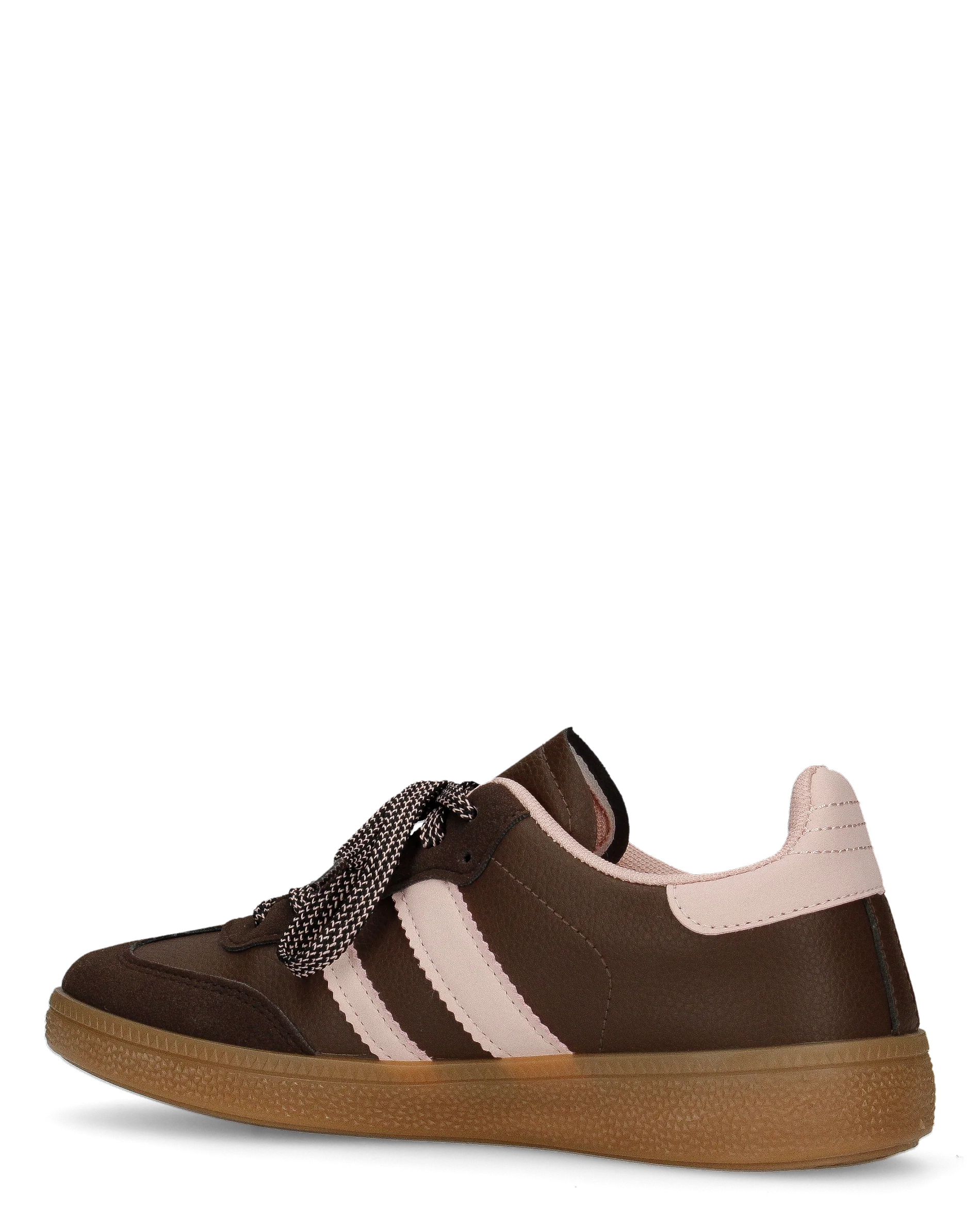 WILLOW - sneakers marroni con dettagli rosa - Image 6