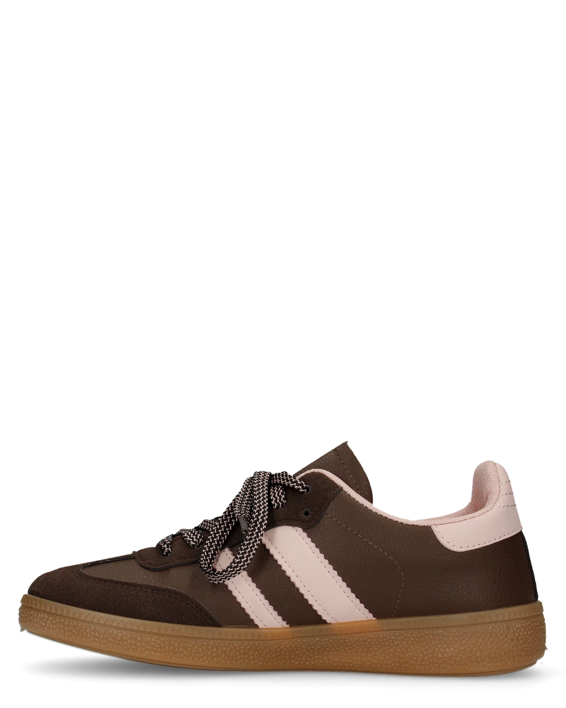 WILLOW - sneakers marroni con dettagli rosa - Image 7