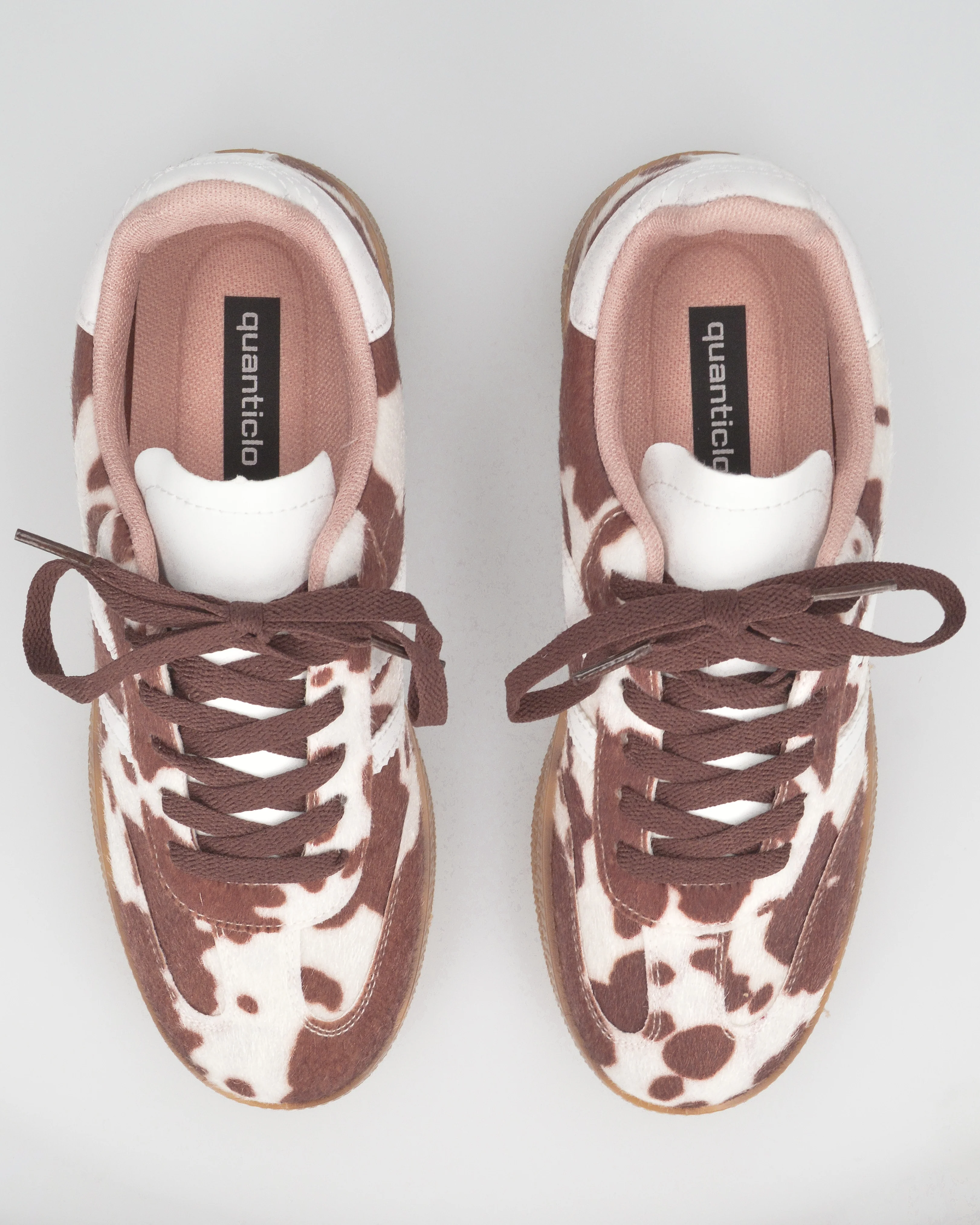 WILLOW - sneakers bianchi con dettagli cow-print - Image 3