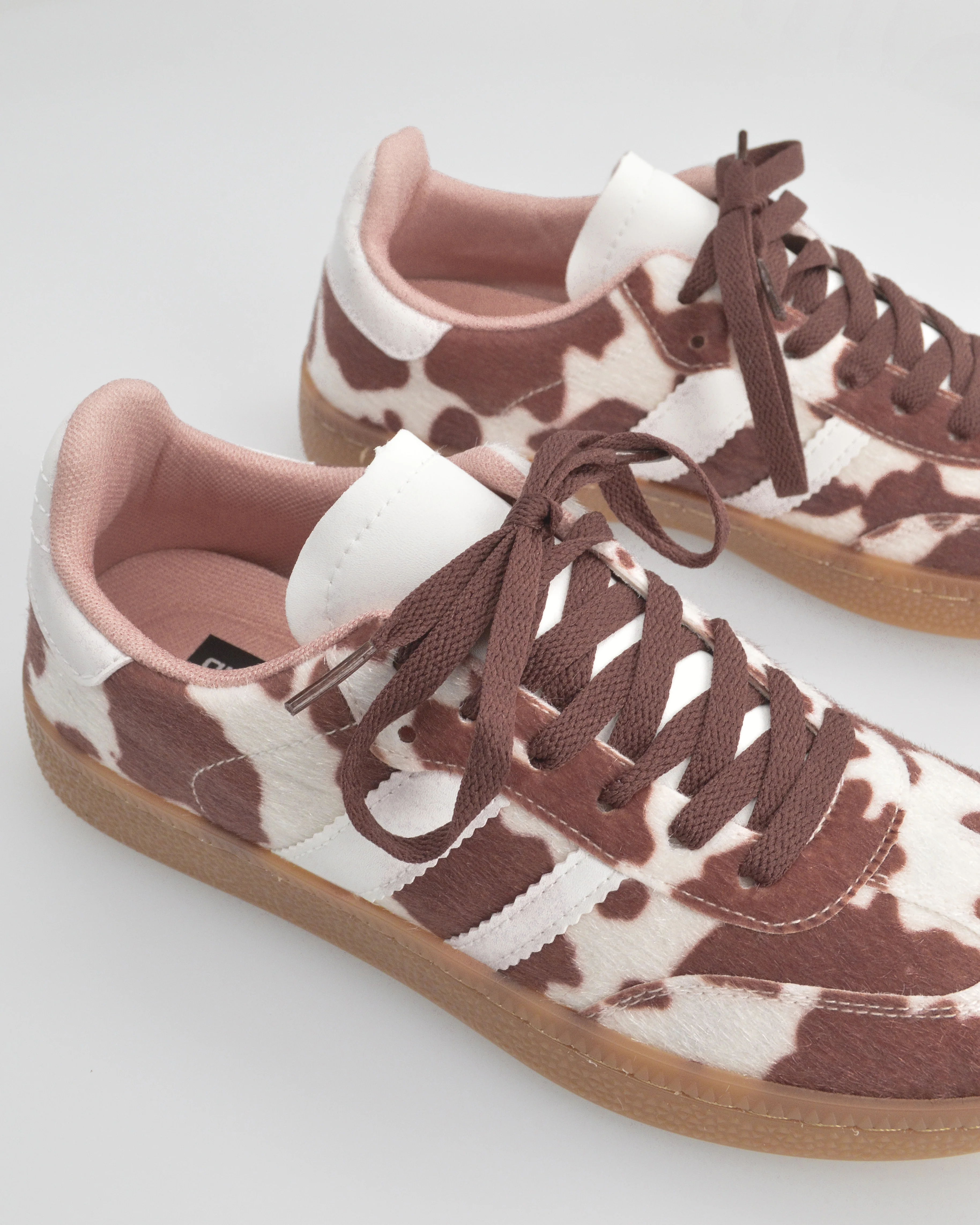 WILLOW - sneakers bianchi con dettagli cow-print - Image 4