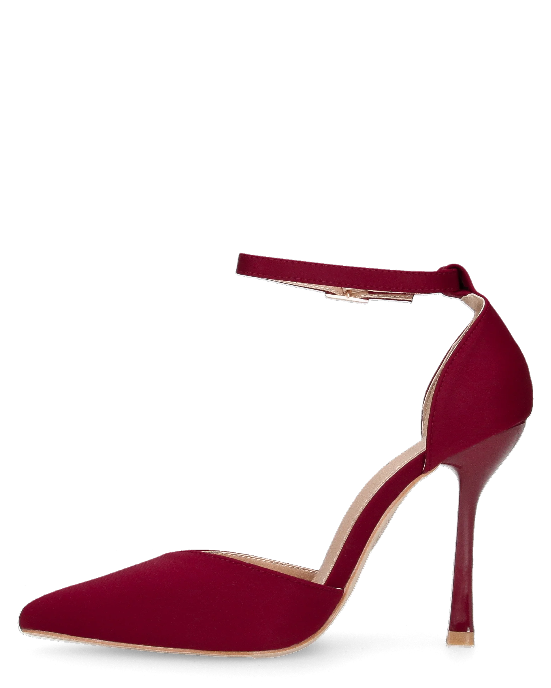 ZINA - decolette con tacco alto e cinturino bordeaux - Image 3